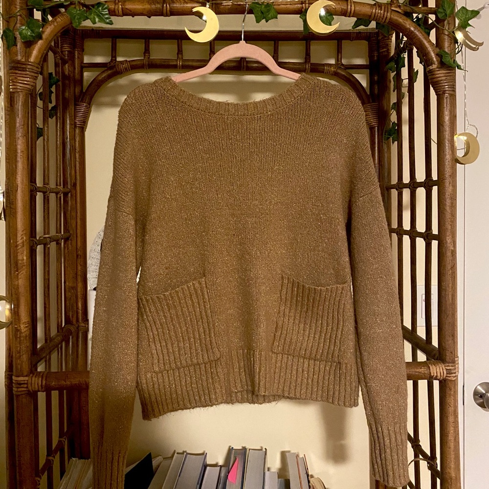 Tan Sweater Size M